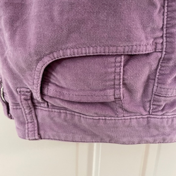 Talbots High Waist Straight Leg Corduroy Pants in light purple - Picture 2 of 11